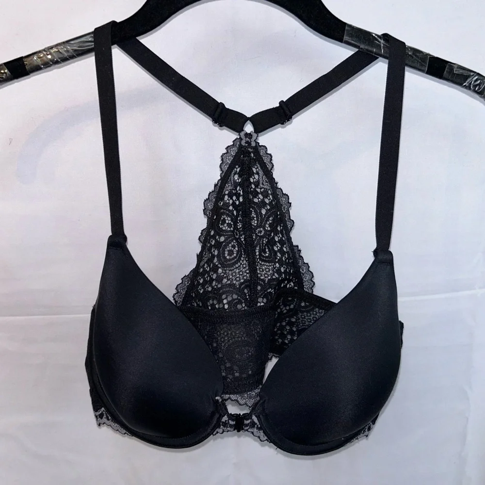 Maidenform Bra Lace Racerback Full Coverage Lightly Padded Underwire T-Shirt Bra